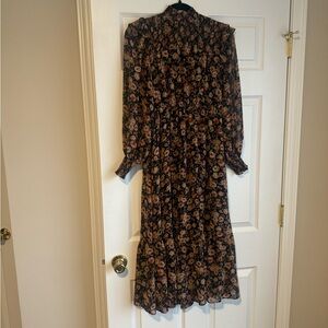 Floral Long Sleeve Dress